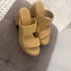 BEACH by Matisse Womens Ocean Ave Platform Block Casual Sandals Casual High Heel